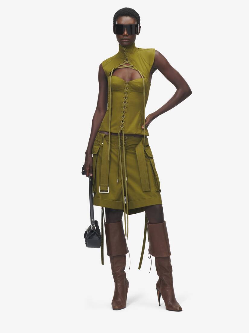 Cut-Out Corset Top | Alexander McQueen - image 2