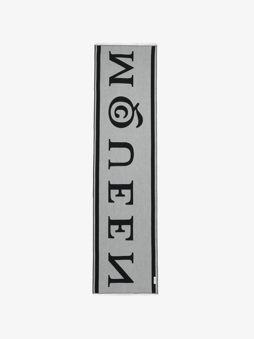 McQueen Jacquard-Schal aus Wolle