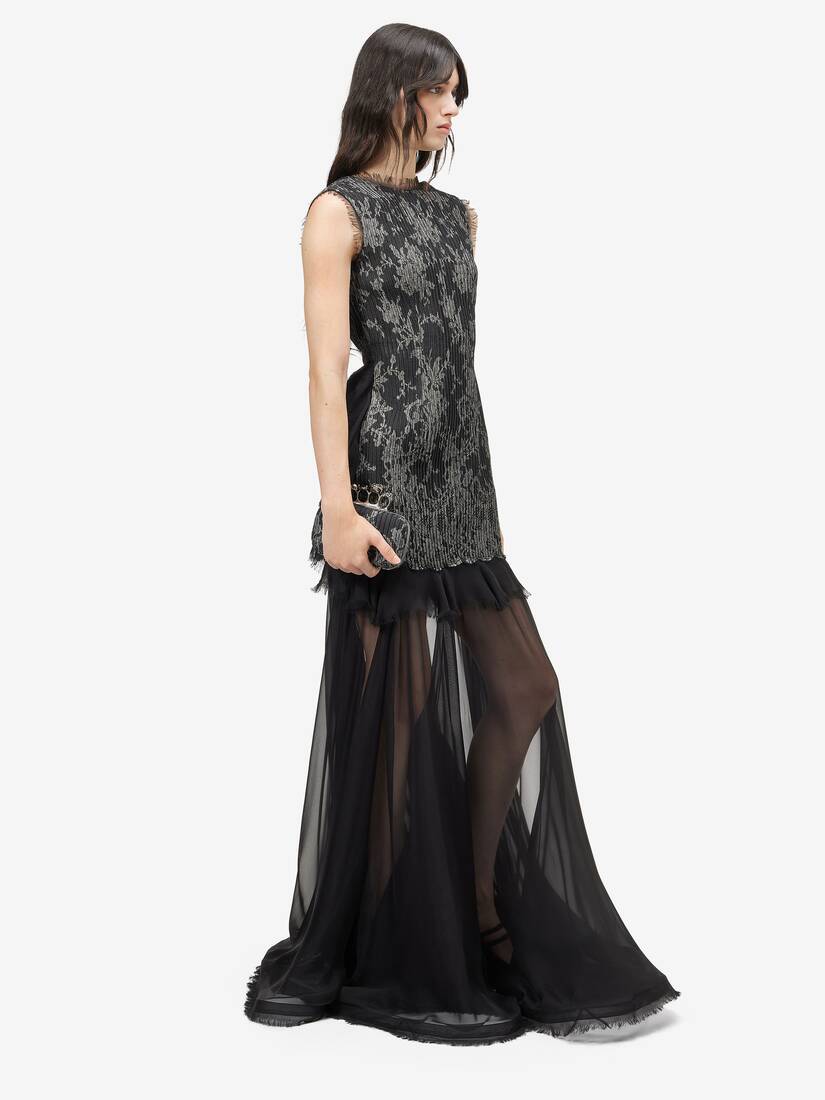 Sarabande Lace Evening Dress | Alexander McQueen - image 3