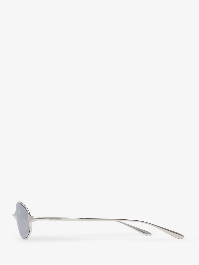 Neo Oval Sunglasses | Alexander McQueen - image 4