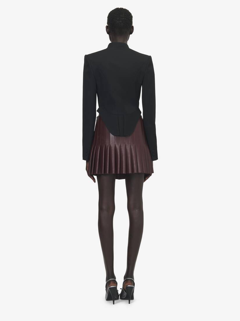 Floral Embroidery Cropped Jacket | Alexander McQueen - image 4
