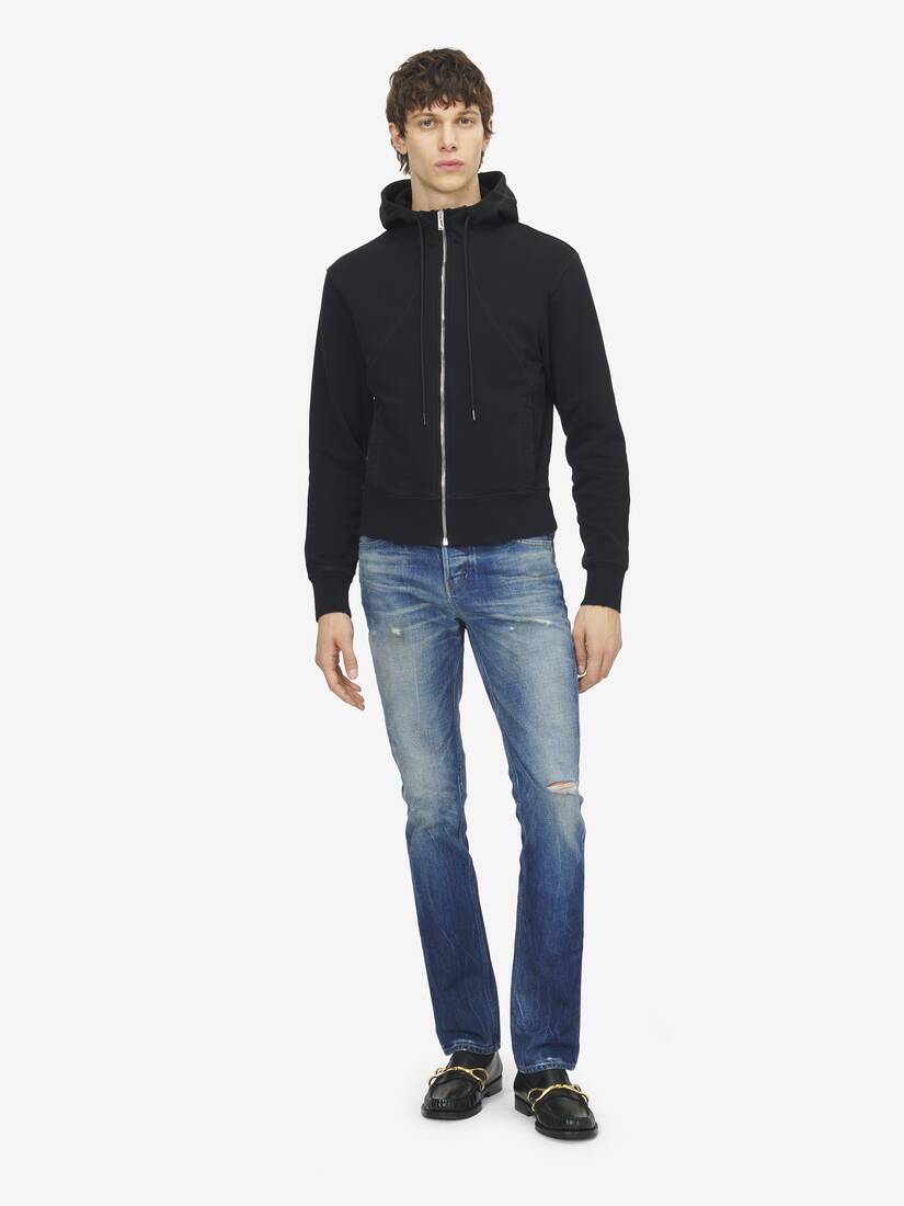 Hooded Zip Through Sweatshirt | Alexander McQueen - image 2