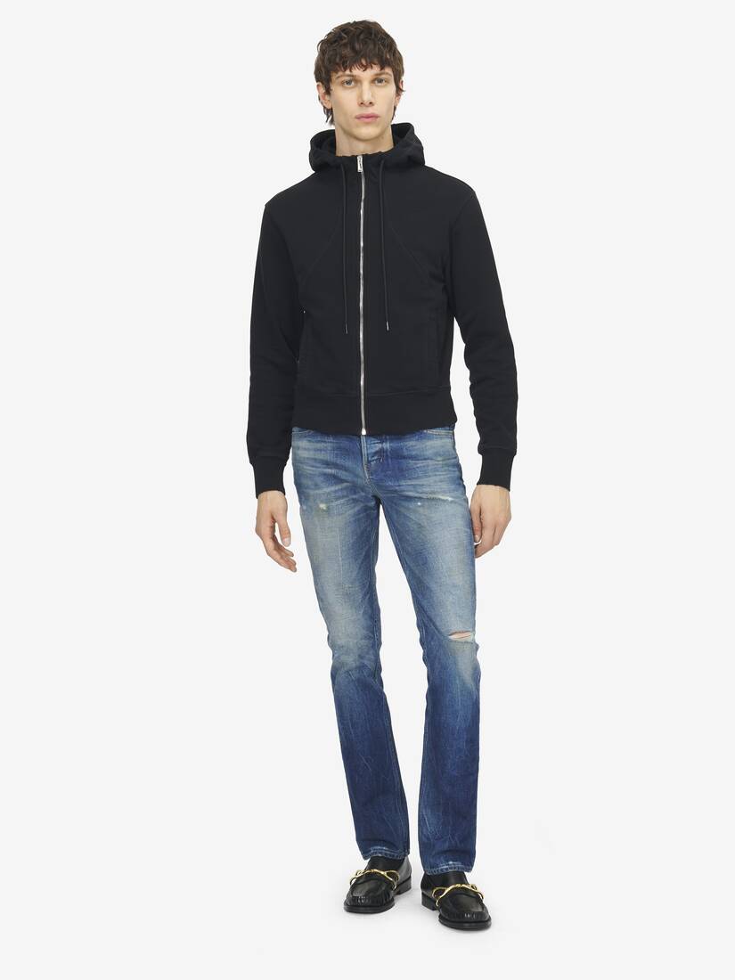 Hooded Zip Through Sweatshirt | Alexander McQueen - image 2
