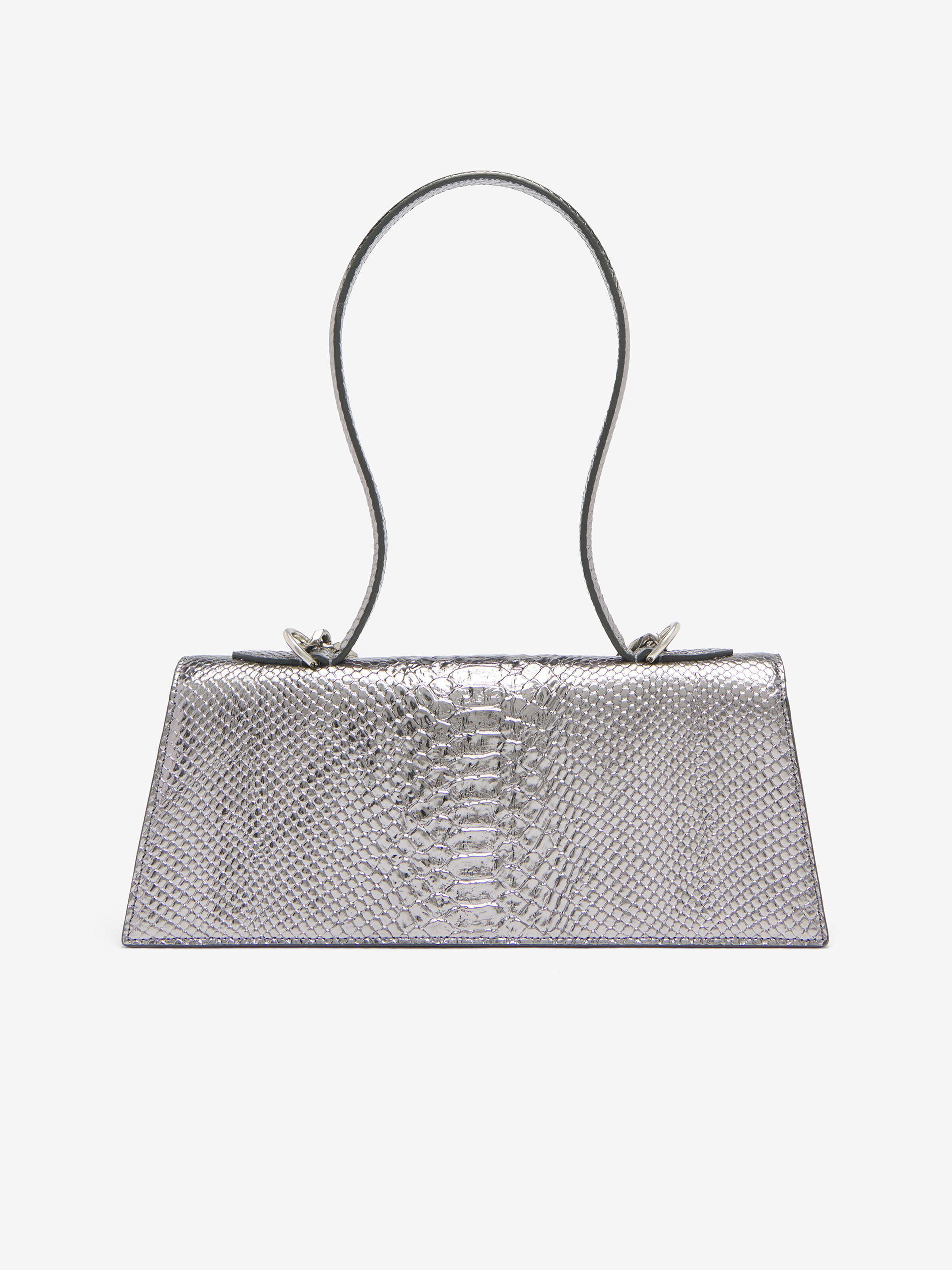 Sac Jewelled pour Femme en Argenté in Cuir de veau | Alexander McQueen - image 3