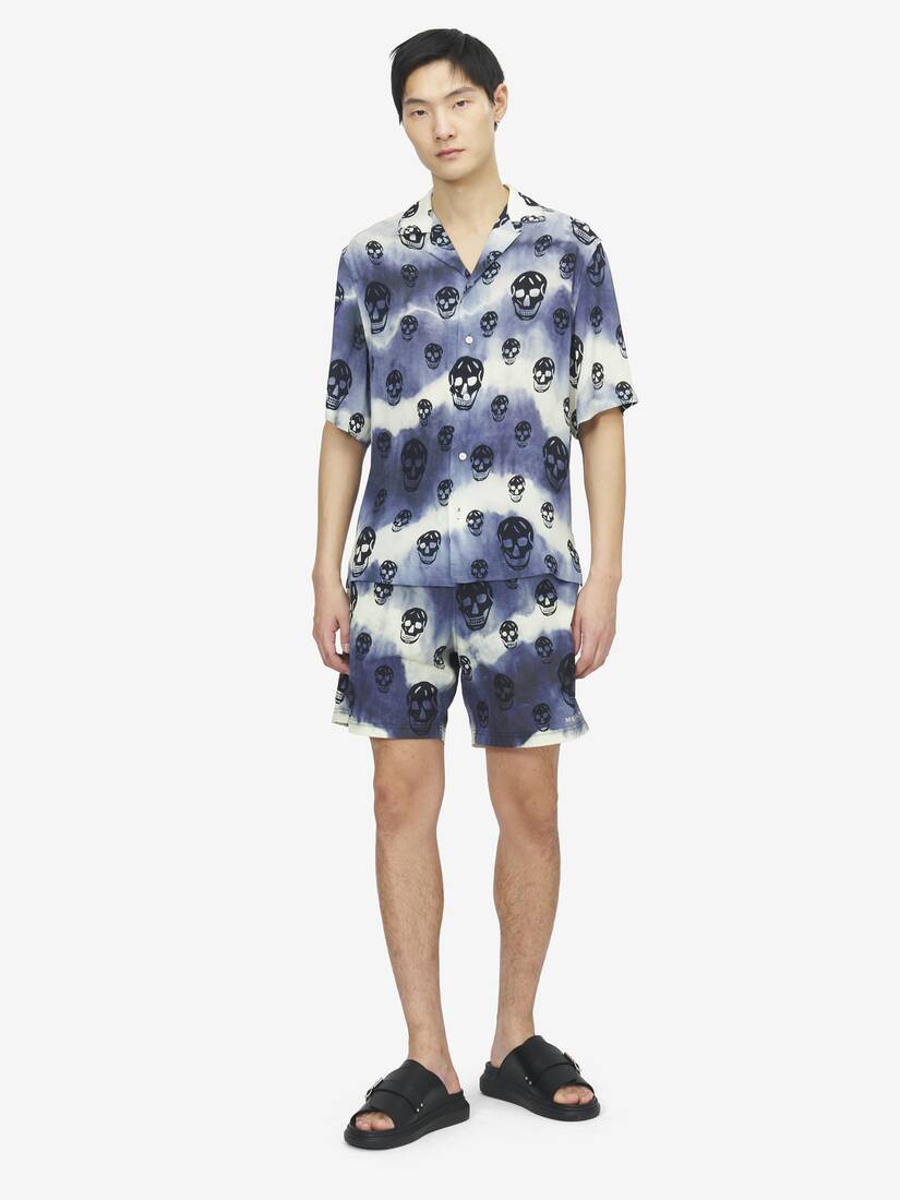 Tie-Dye Skull Hawaiian Shirt | Alexander McQueen - image 2