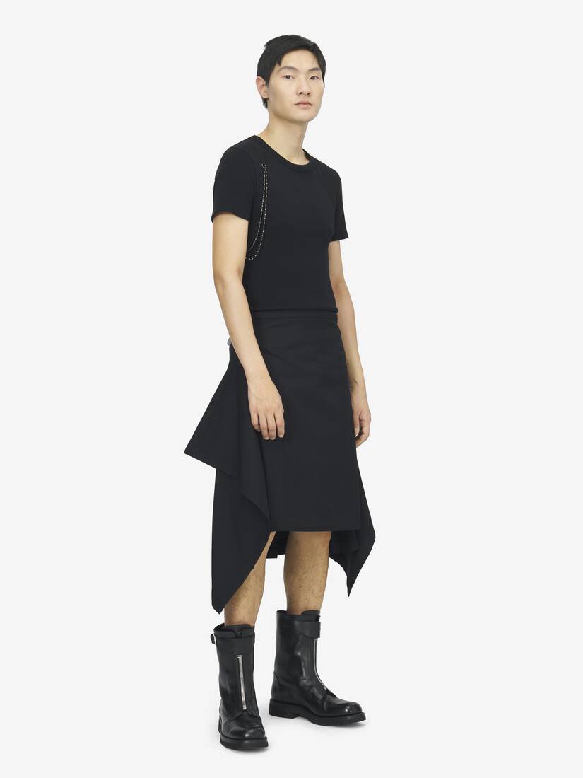 链条背带T恤 | Alexander McQueen - image 3