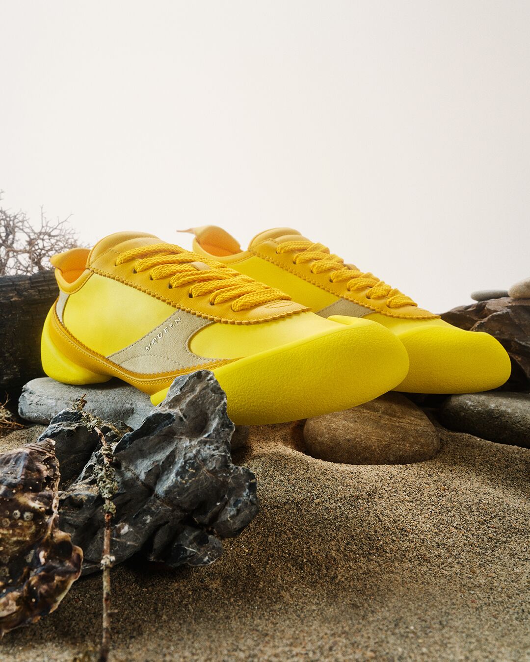 Alexander McQueen yellow Flexion Sneaker