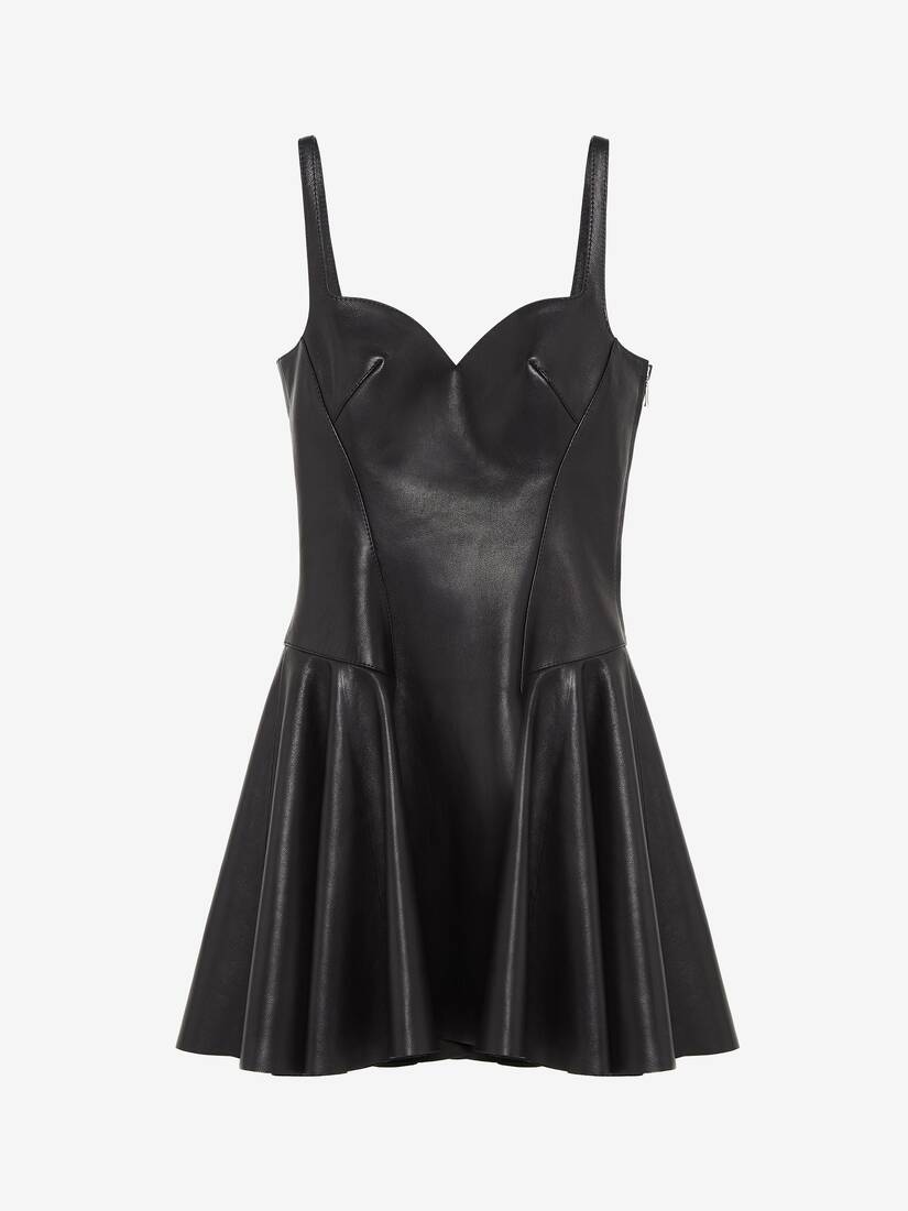 Leather Mini Dress | Alexander McQueen - image 1