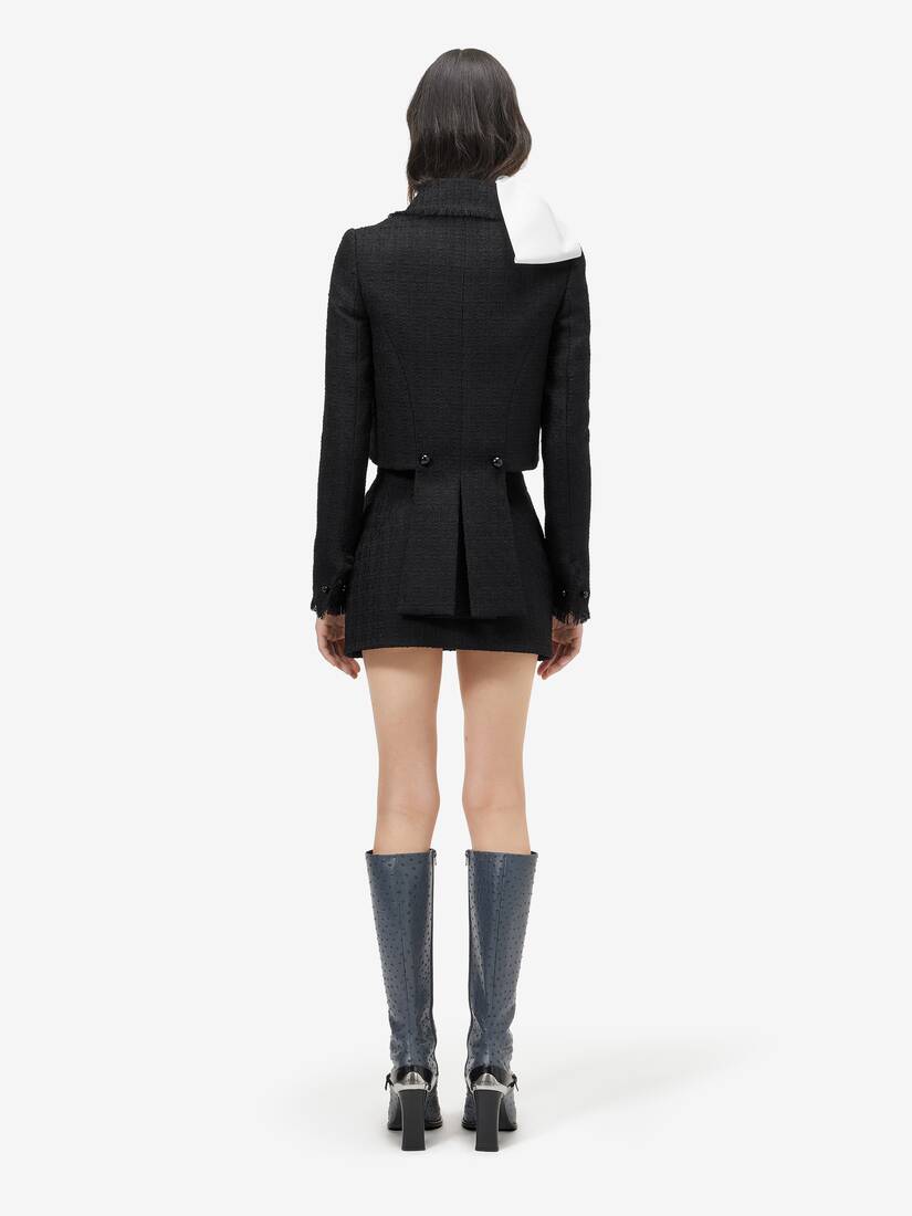 Light Tweed Mini Skirt | Alexander McQueen - image 4