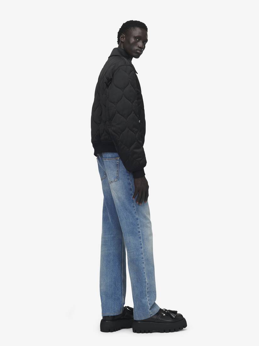 Steppjacke mit Kristalllogo