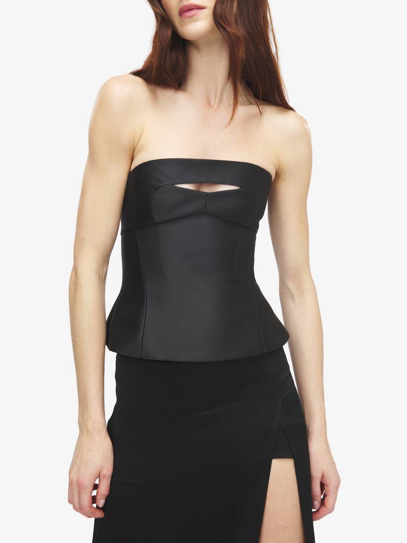 Cut-Out Corset Top | Alexander McQueen - image 5