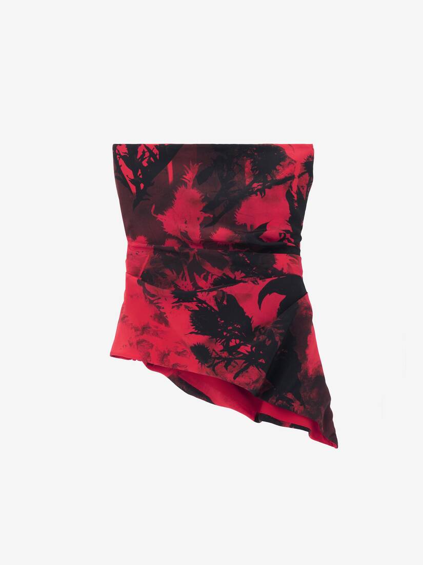 Floral Strapless Top | Alexander McQueen - image 1