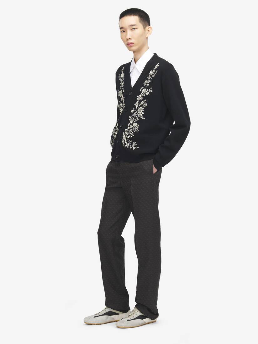 Floral Embroidery Cardigan | Alexander McQueen - image 3