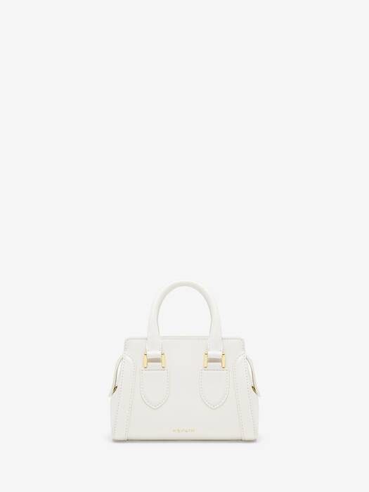 Women's Mini Birdee Bag in White | Alexander McQueen US
