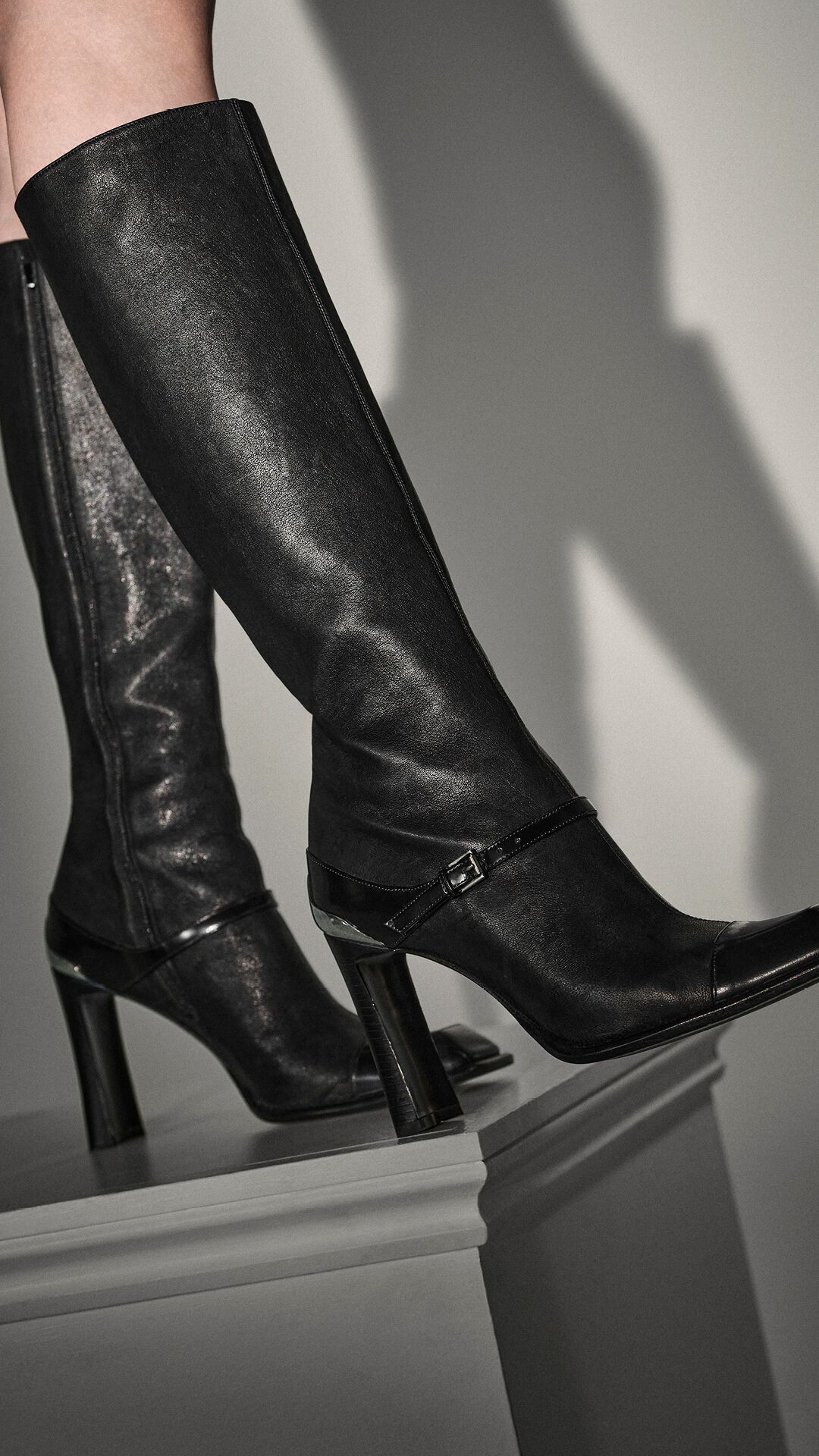 McQueen leather boots