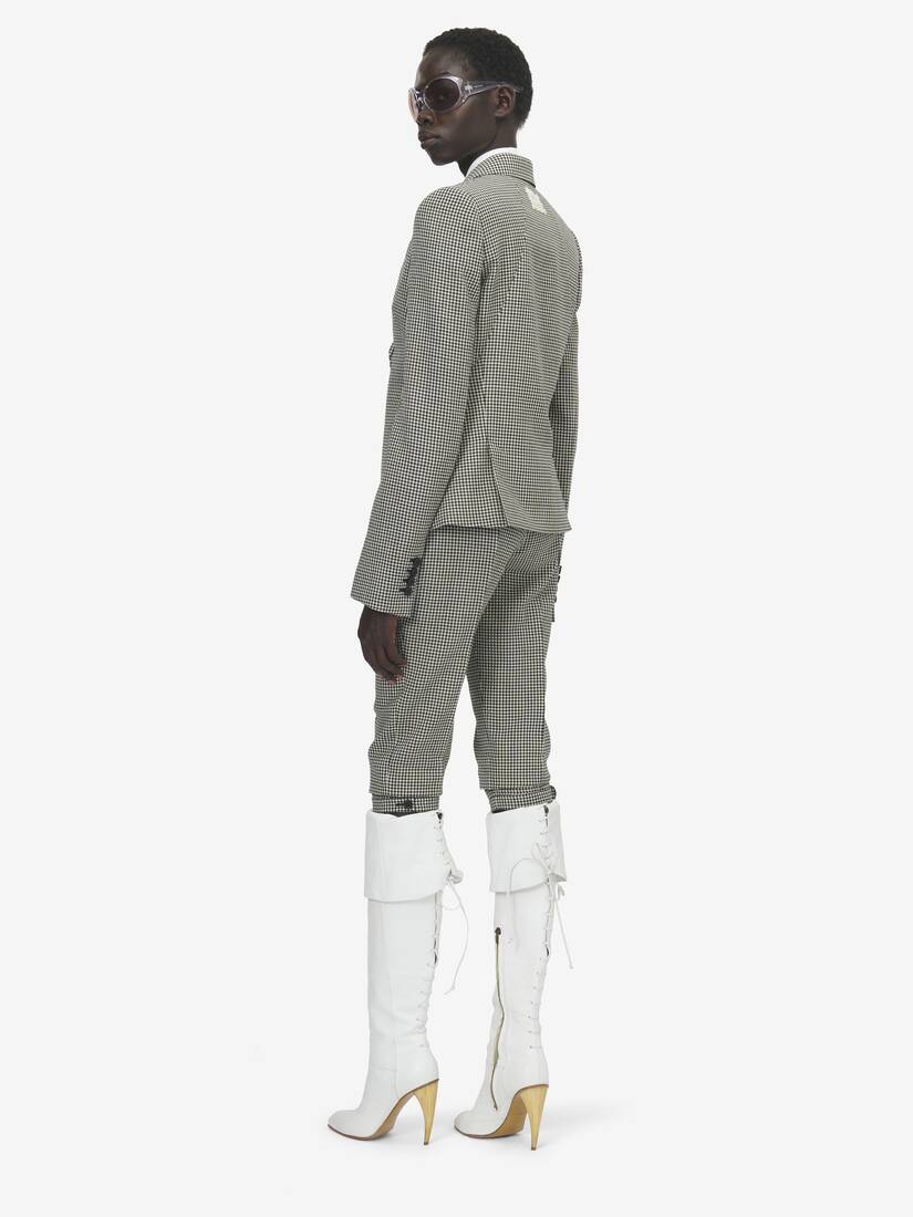 Pantacourt à carreaux vichy | Alexander McQueen - image 4