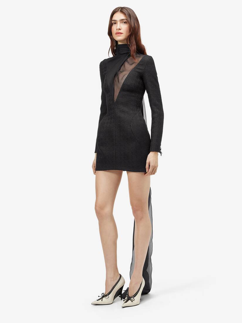 Light Tweed Evening Dress | Alexander McQueen - image 2