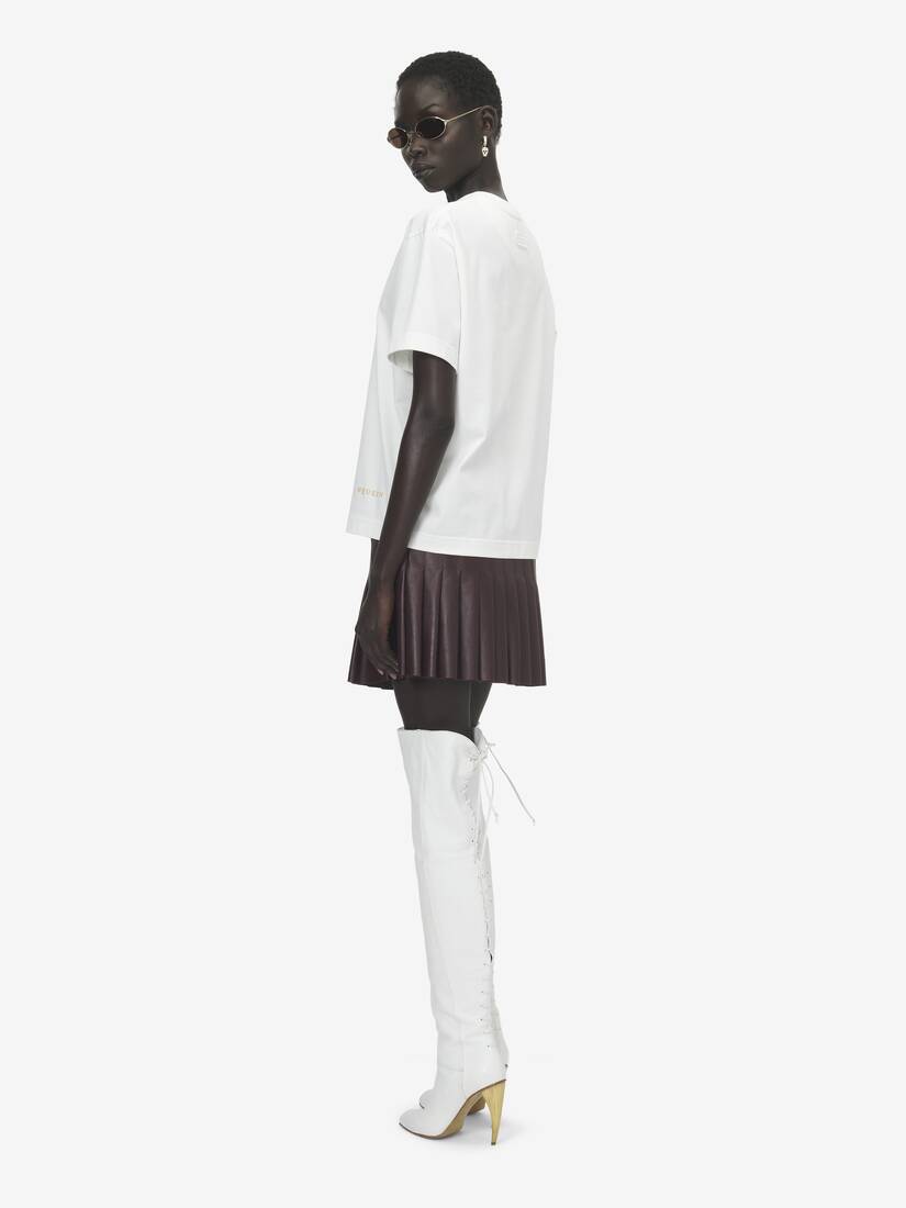 Floral Skull T恤 | Alexander McQueen - image 4