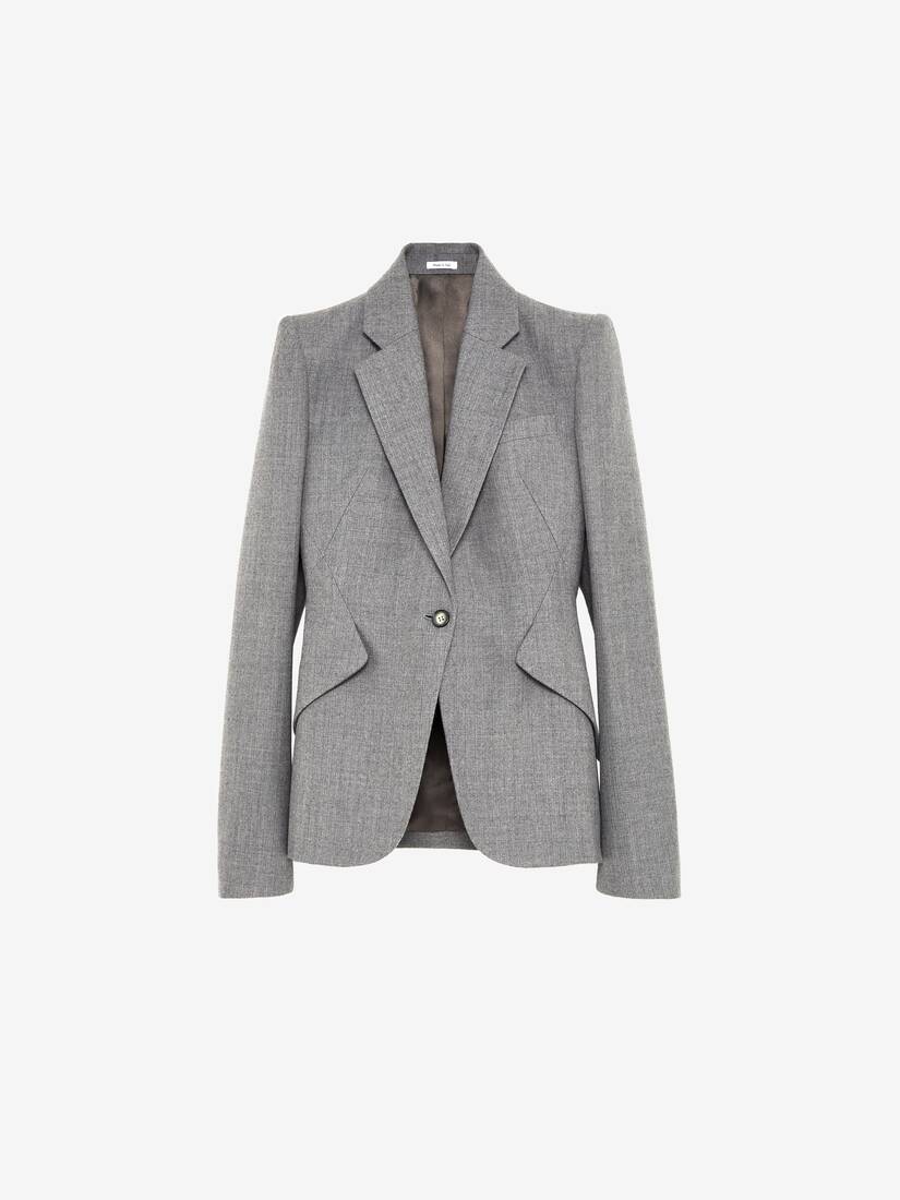 Wool Pinstripe Single-breasted Jacket | Alexander McQueen - image 1