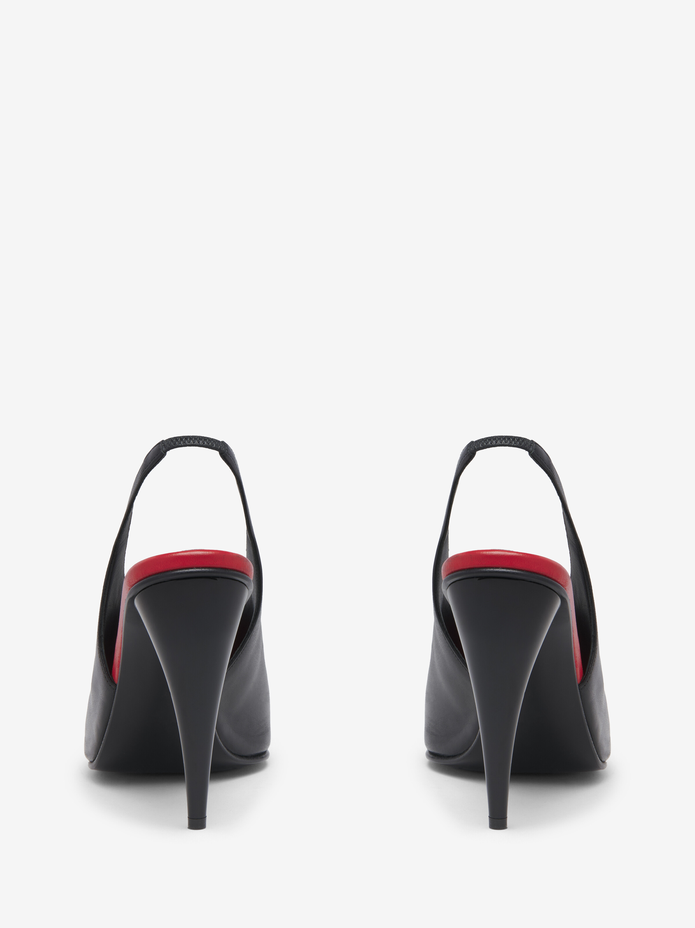 Women's Lexie Slingback in Black in Goat Leather | Alexander McQueen - image 3