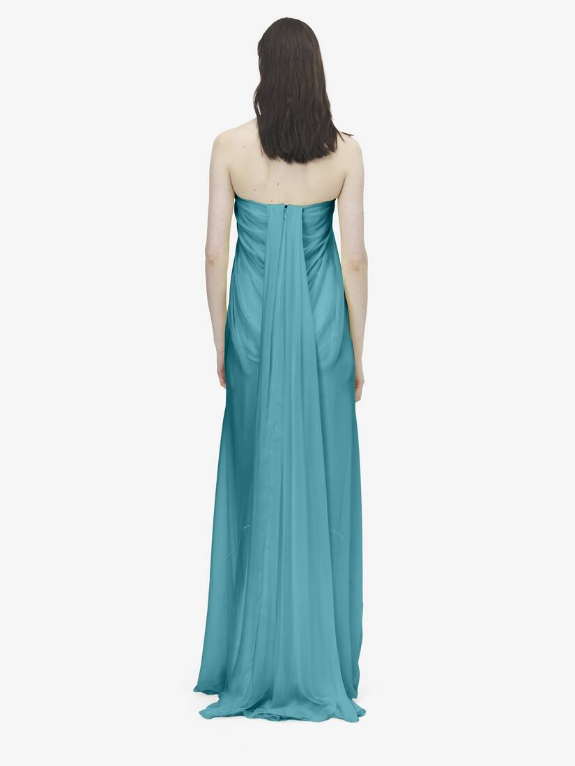 Bustier Evening Dress | Alexander McQueen - image 4