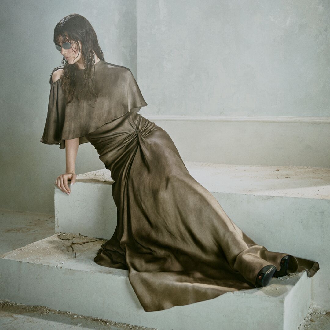 Alexander McQueen Autumn Winter 2026 Pre Collection evening dress