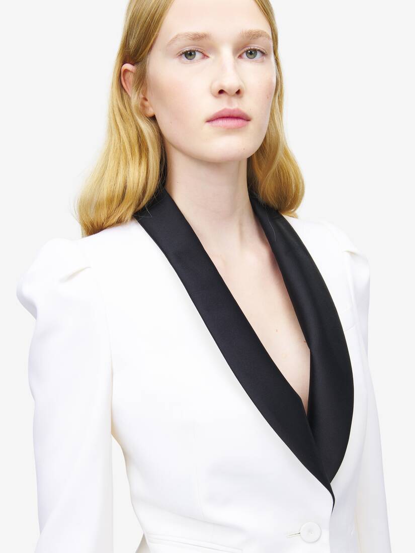 Single-breasted Tuxedo Jacket | Alexander McQueen - image 5