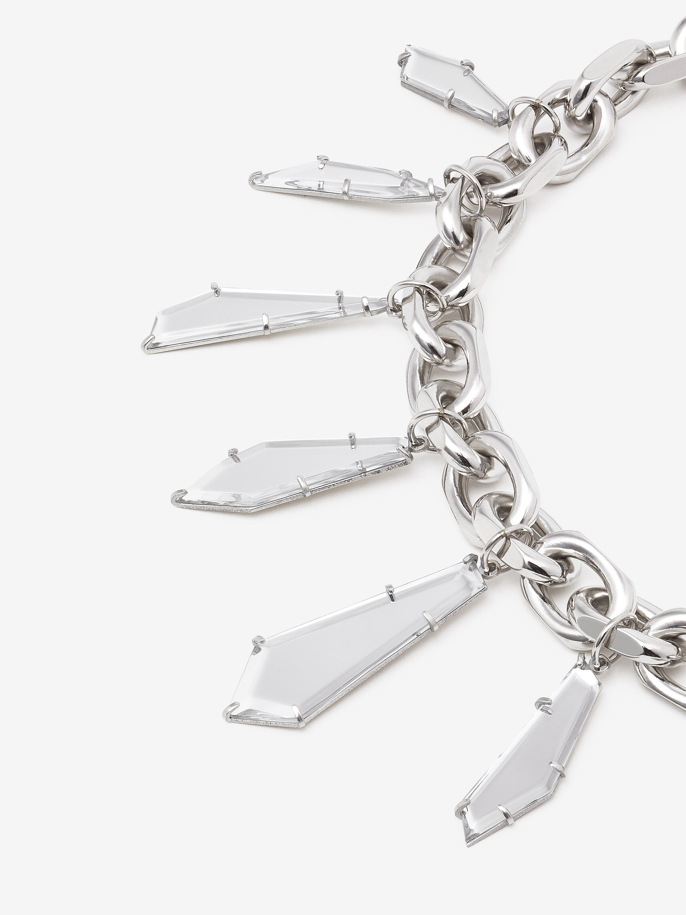 Collier à miroirs pour Femme en Finition argent in Laiton | Alexander McQueen - image 2