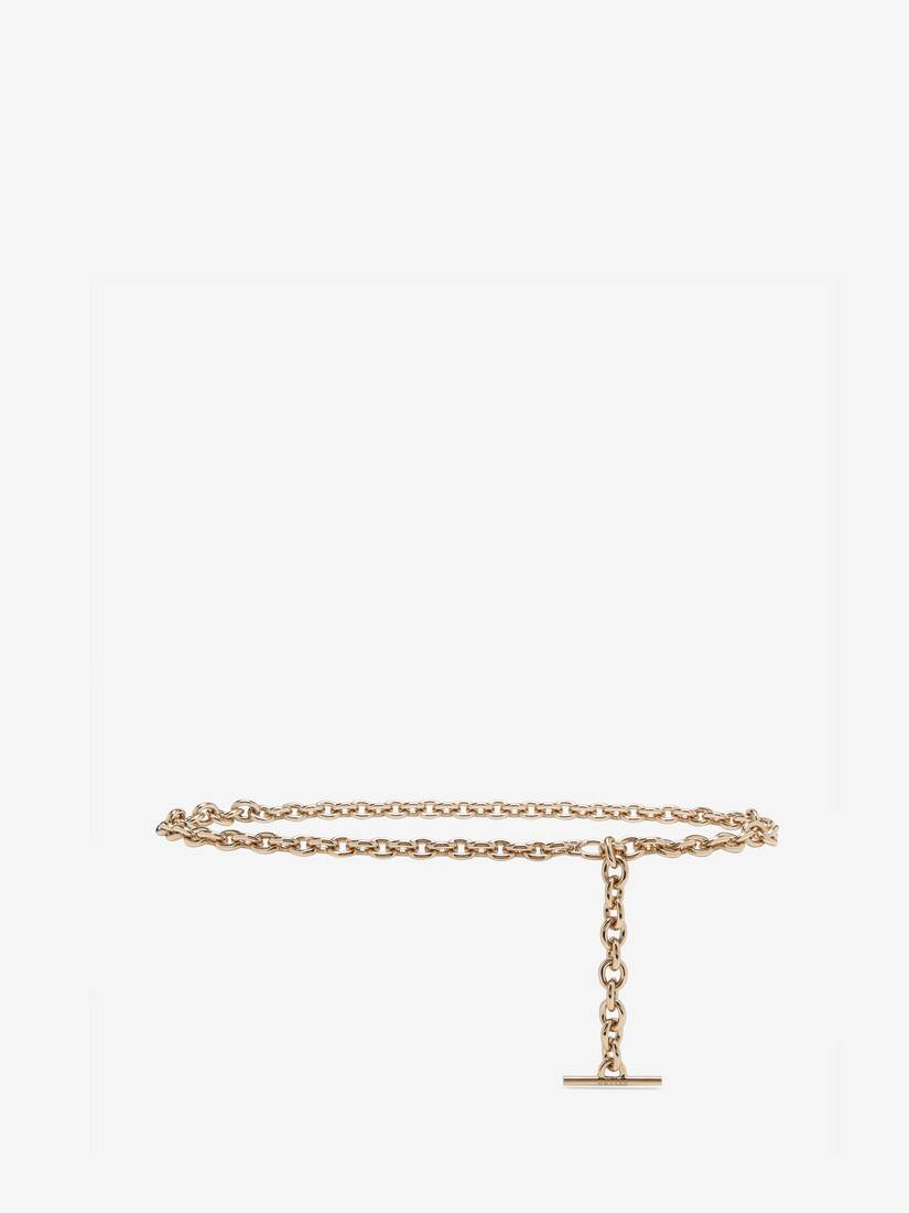 T-Bar链条腰带 | Alexander McQueen - image 1