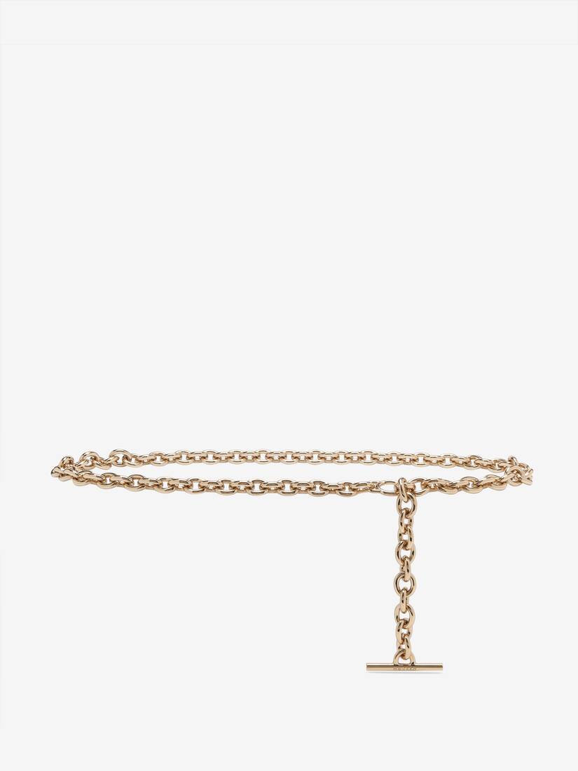 T-Bar Chain Belt | Alexander McQueen - image 1
