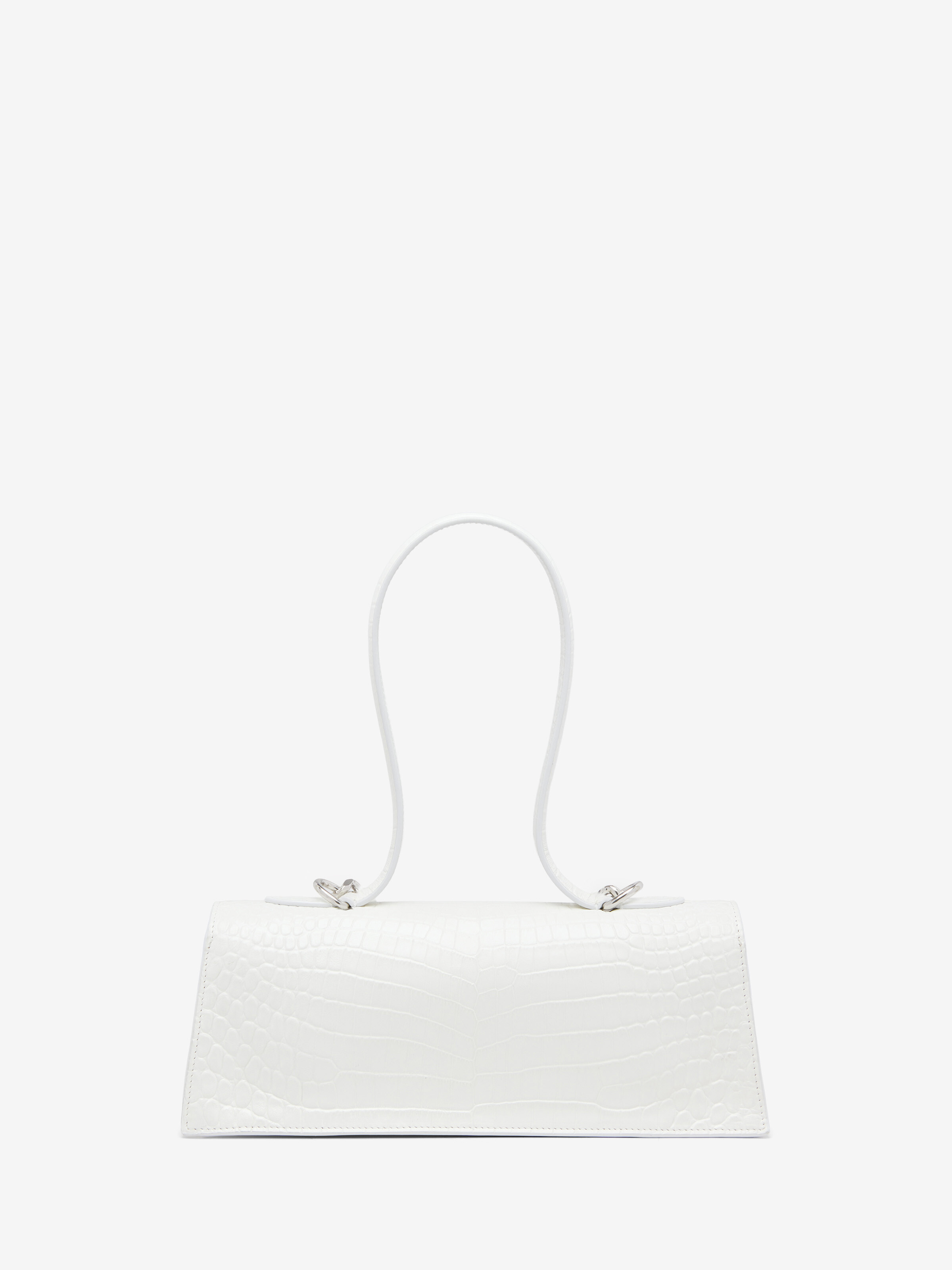 Women's Jewelled Top Handle in White in Calf Leather | Alexander McQueen - image 3