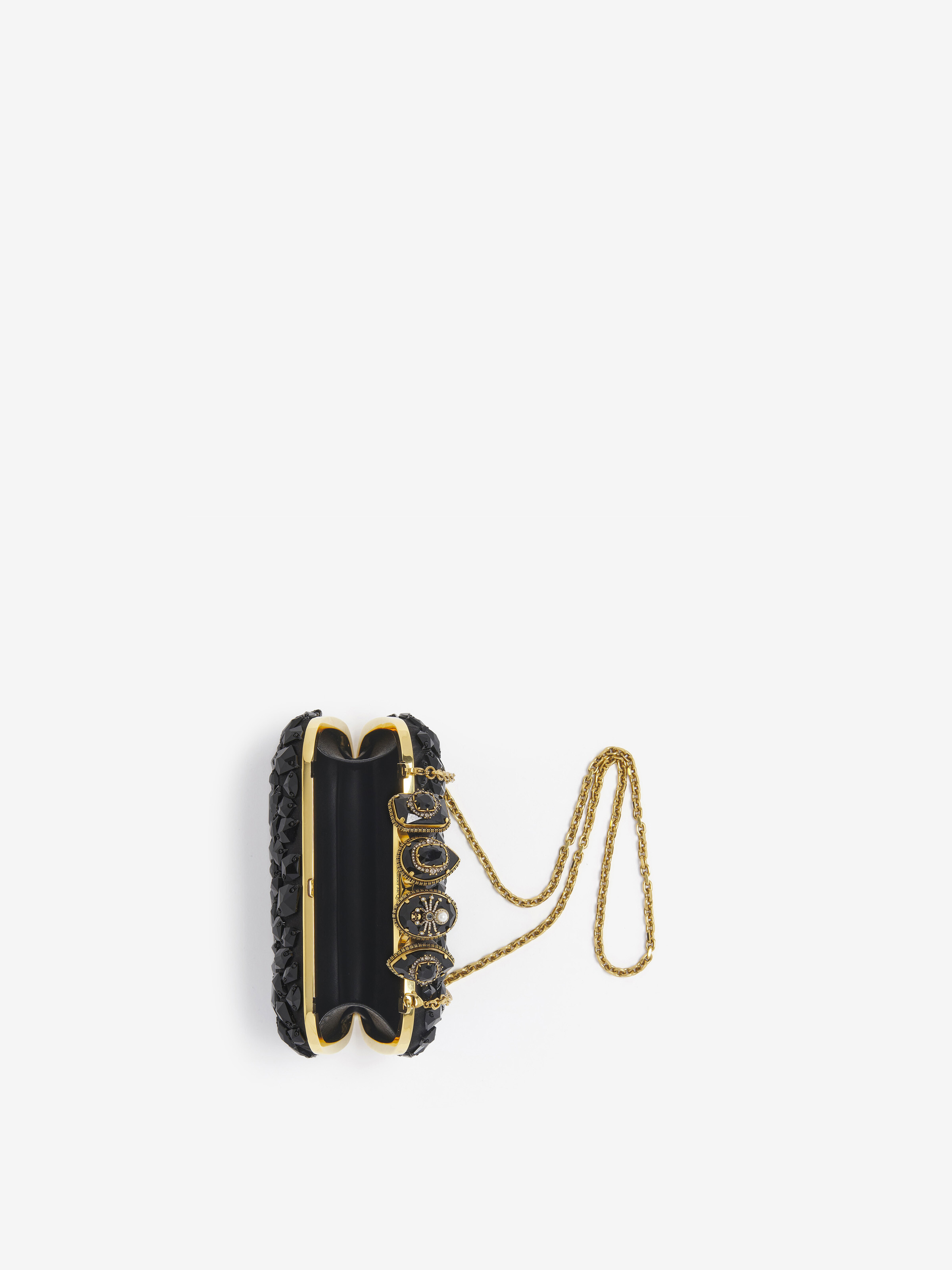 Spider Jewelled Knuckle Clutch