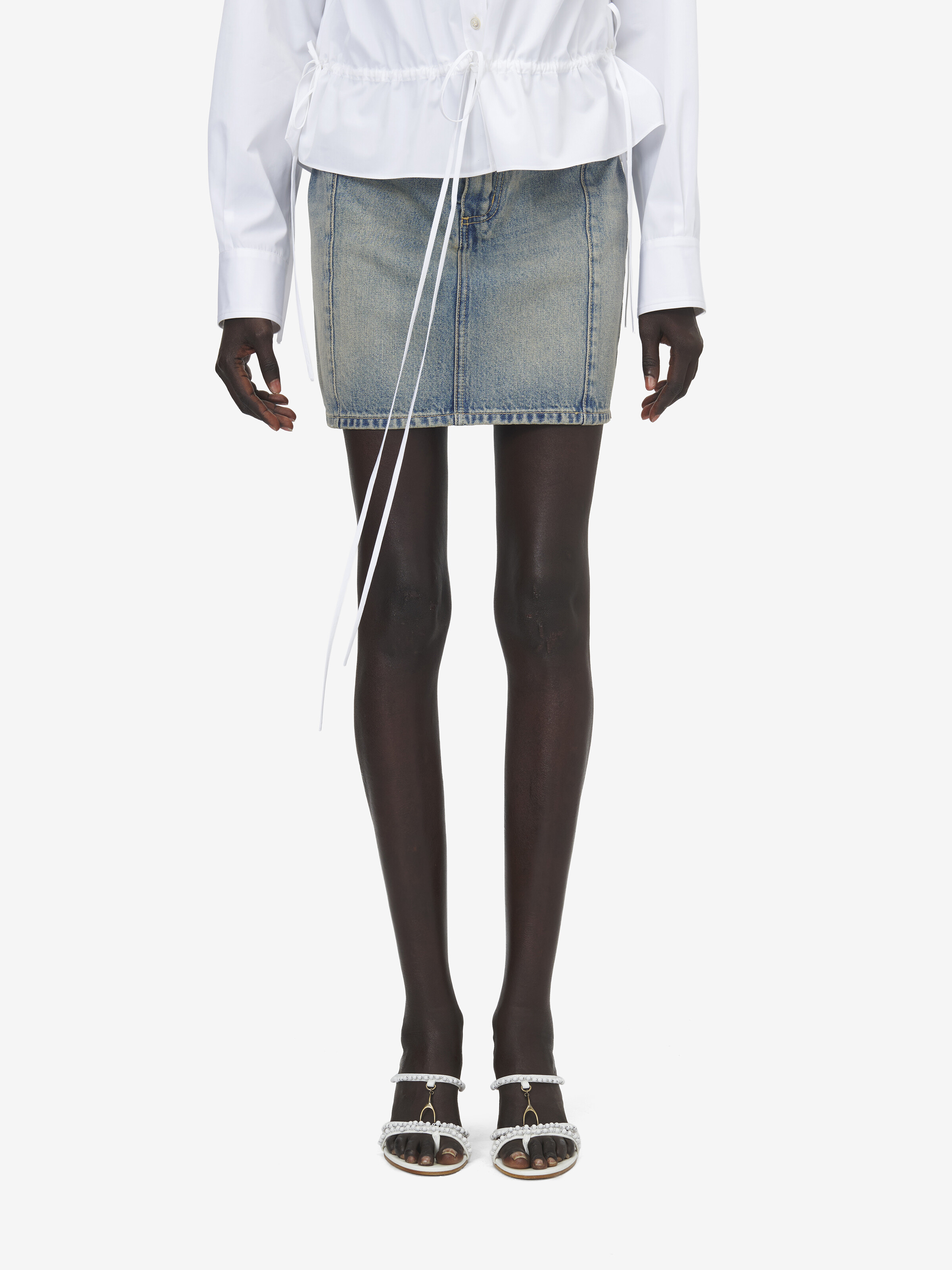 Sandales Rosa pour Femme en Blanc in Cuir d'agneau | Alexander McQueen - image 2