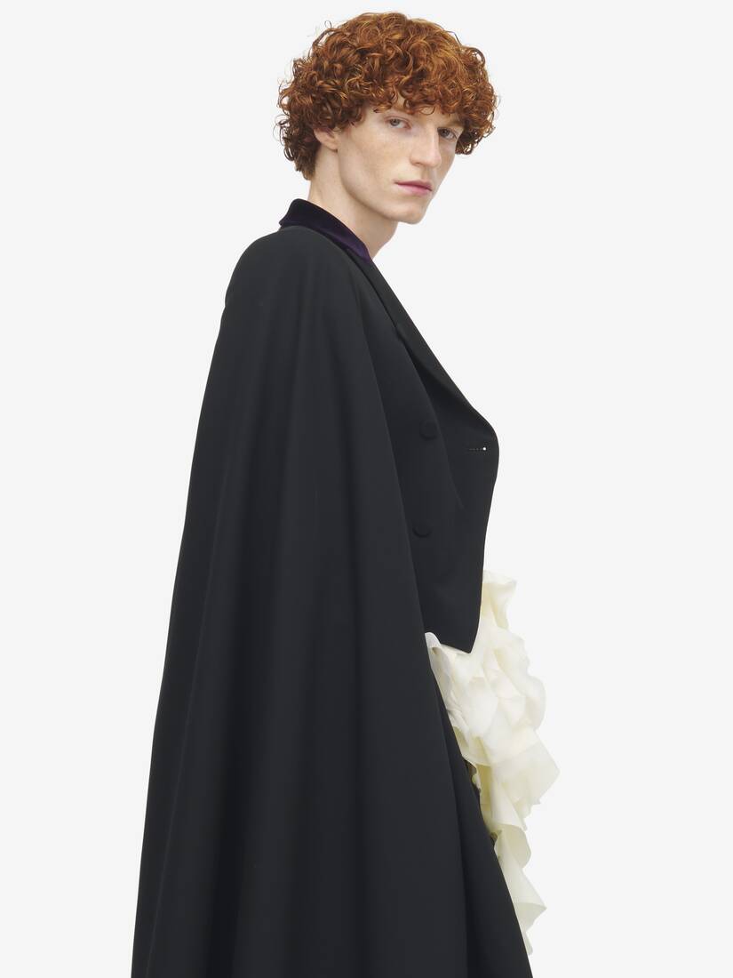 Double-breasted Cape Coat