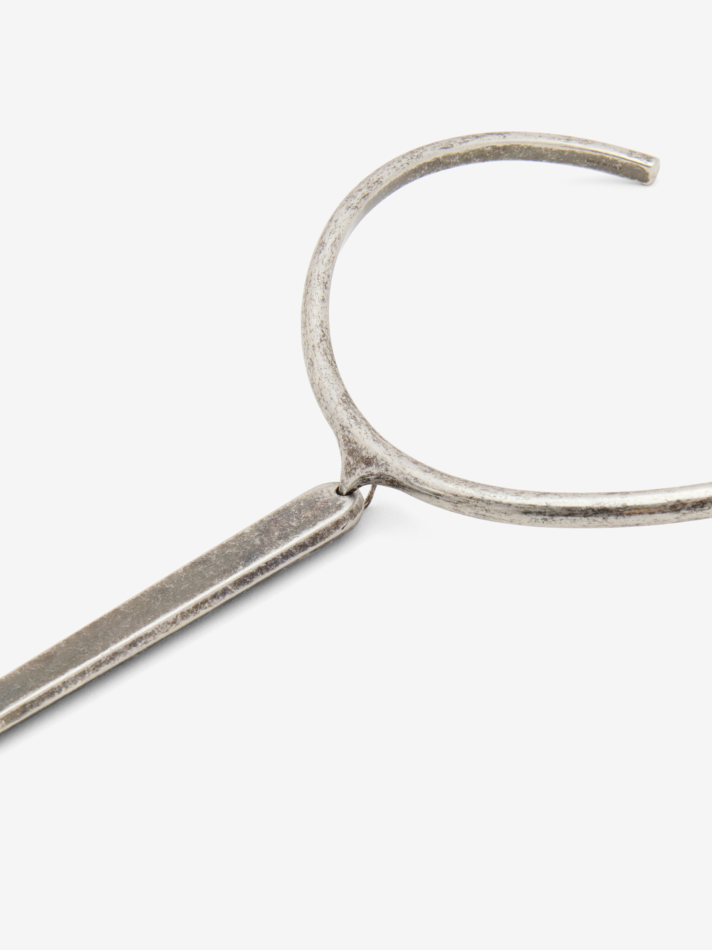 Women's Scissor Necklace in Silver in Aluminium, Brass | Alexander McQueen - image 3