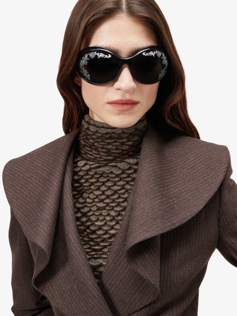 Lunettes de soleil rondes Kate | Alexander McQueen - image 2