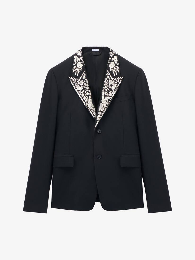 Veste à double boutonnage, à broderie florale | Alexander McQueen - image 1