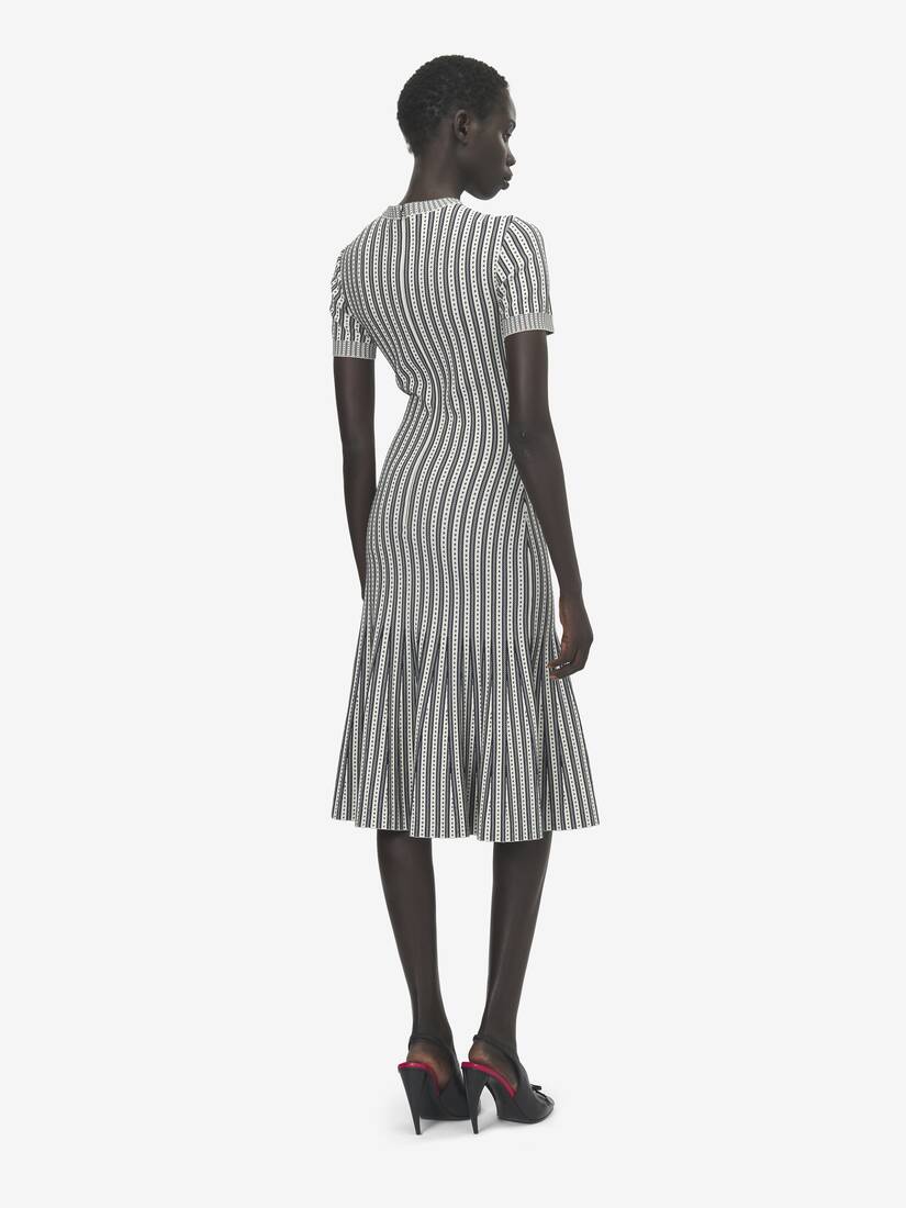 条纹针织连衣裙 | Alexander McQueen - image 4