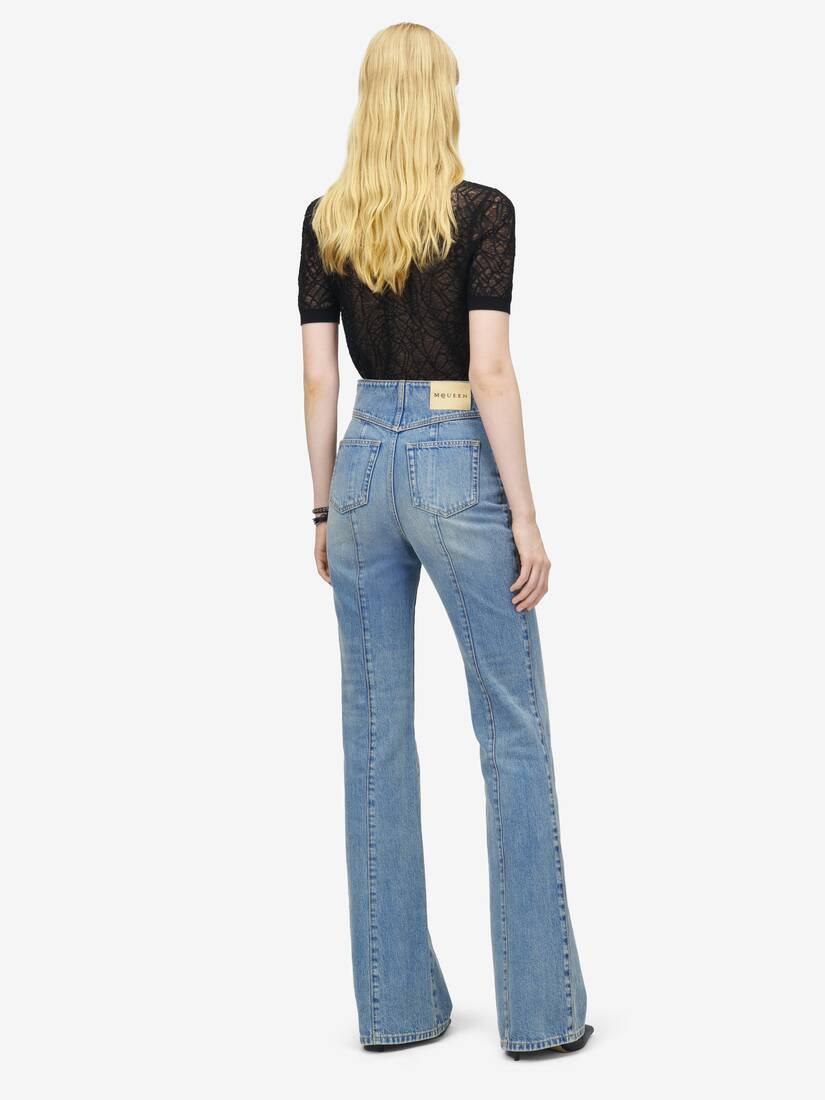 Jeans mit umgeschlagener Taille | Alexander McQueen - image 4
