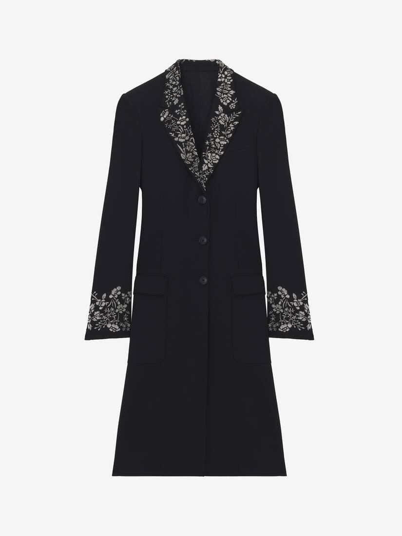 Floral Embroidery Coat | Alexander McQueen - image 1