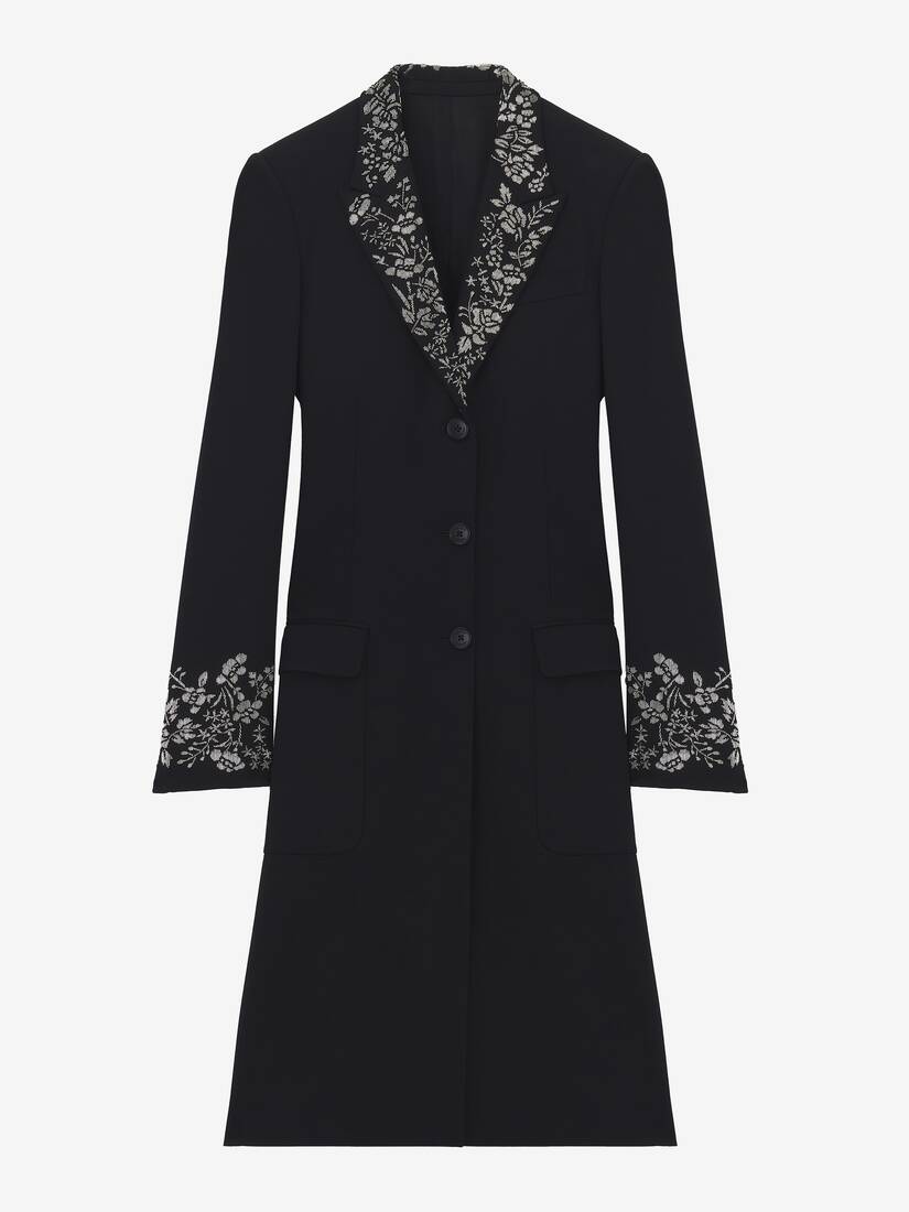 Floral Embroidery Coat | Alexander McQueen - image 1