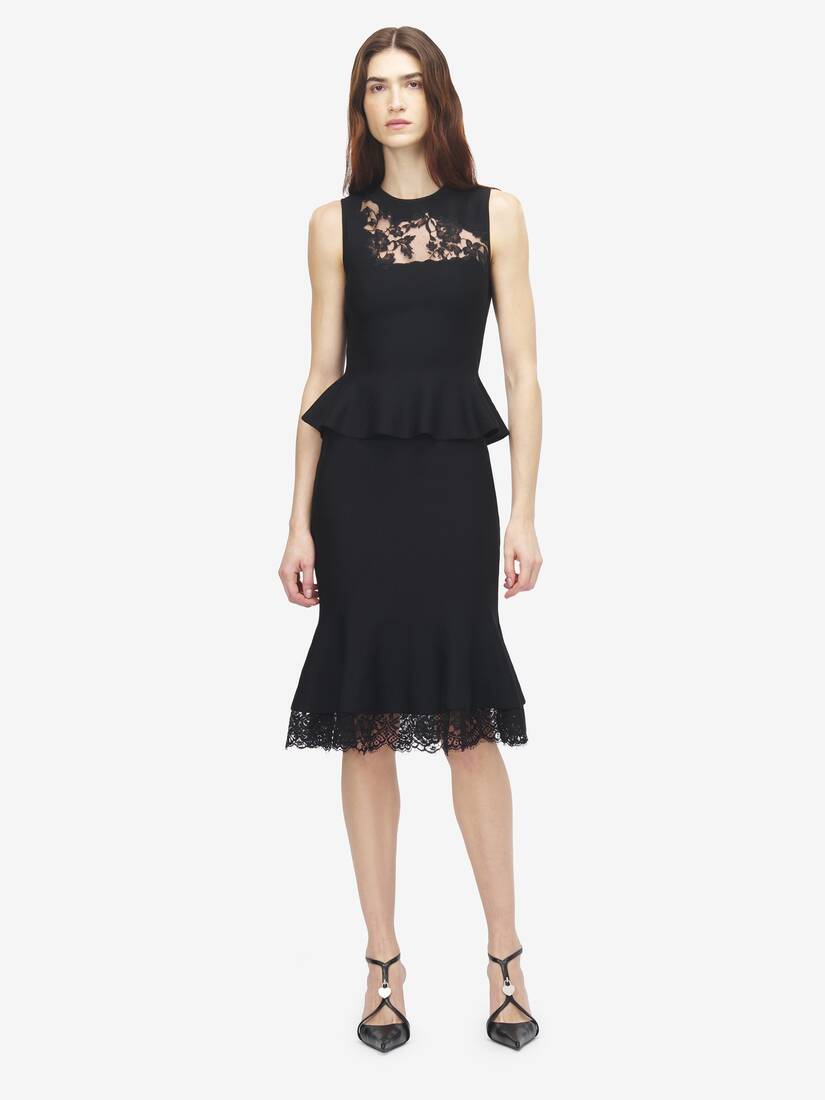 Heritage Lace Peplum Top | Alexander McQueen - image 2