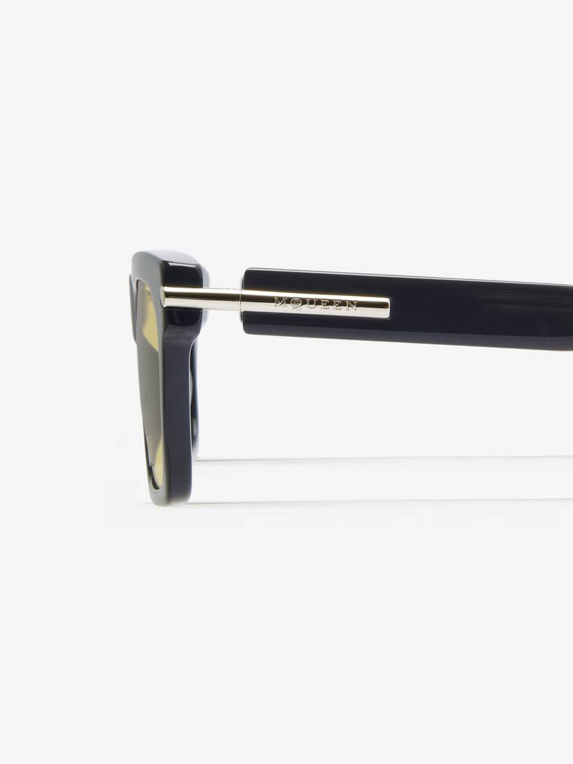 City T-Bar Rectangular Sunglasses | Alexander McQueen - image 5