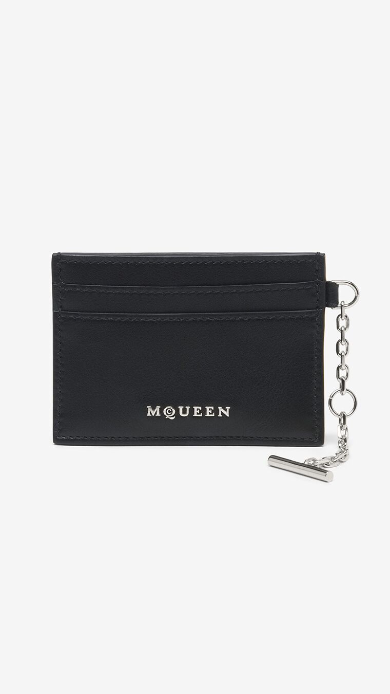 McQueen Sling card holder in black