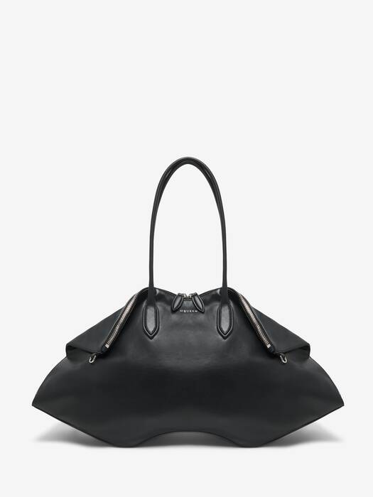 Women's Maxi Manta Bag in Black | McQueen GB