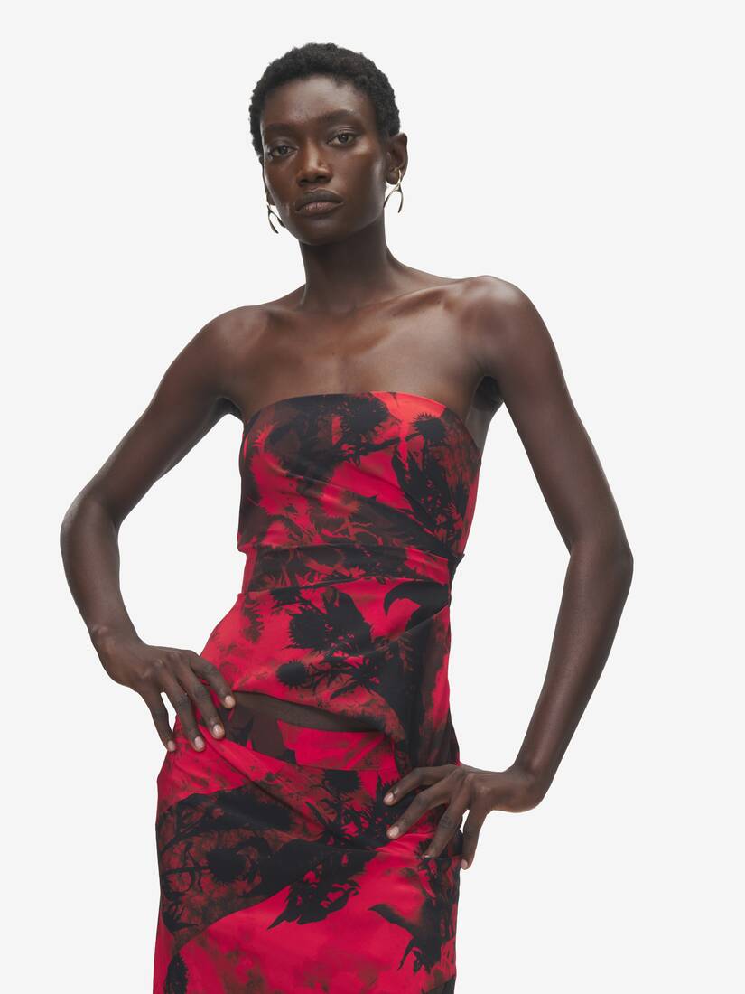 Floral Strapless Top | Alexander McQueen - image 5