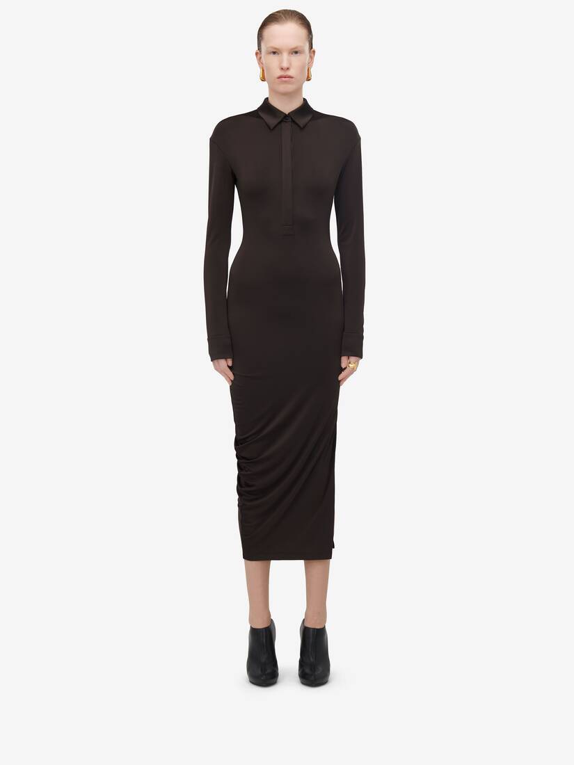 Fitted Shirt Dress | Alexander McQueen - image 1