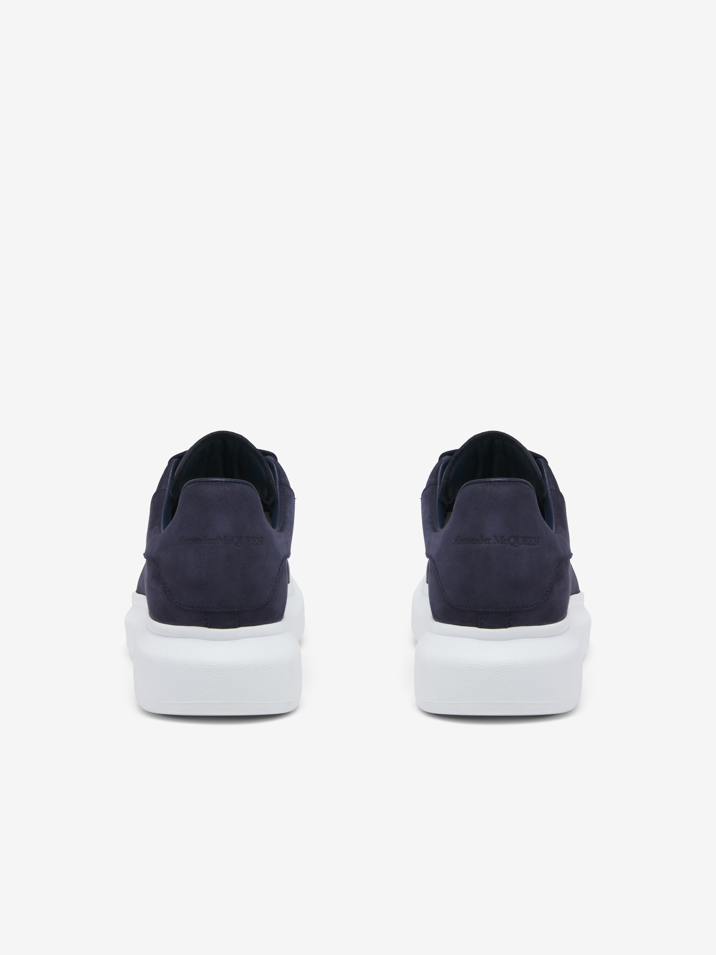 Men's Oversized Sneaker in Indigo in Calf Leather | Alexander McQueen - image 2