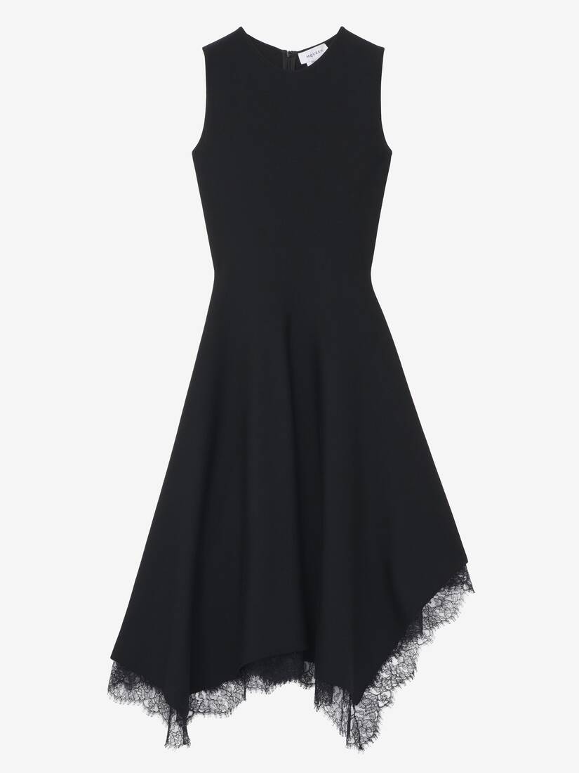 Lace Trim A-Line Dress | Alexander McQueen - image 1