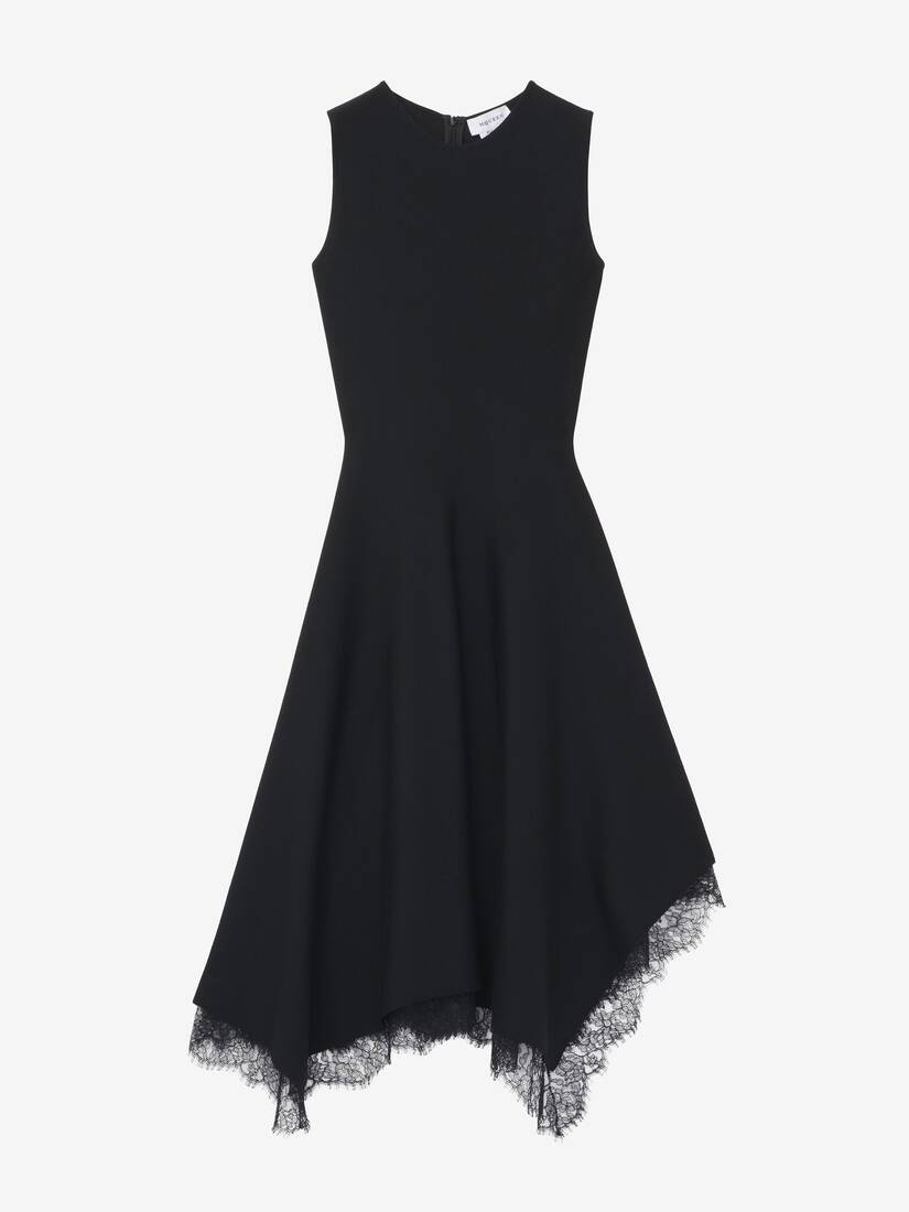 蕾丝饰边A字连衣裙 | Alexander McQueen - image 1